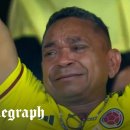 [더 텔레그래프] 브라질전에서 아들이 두 골을 넣자, 루이스 디아즈의 아버지가 눈물을 글썽였다. 이미지