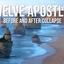 Great Ocean Road, 12 Apostles, Before and After Collapse 이미지