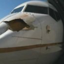 새와 정면충돌한 비행기에 구멍이 ‘뻥’ 아찔사고 이미지