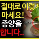 깻잎 절대로 이렇게 먹지마세요 폐에 종양이 생기고 부작용을 일으킵니다 이미지