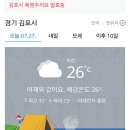 7월27일(목)김포.강화 날씨 이미지