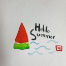 수채캘리그라피 이미지