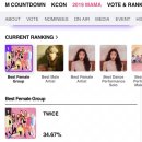 MAMA 2019 Strategic Voting 이미지