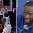 Draymond Green Reacts to Overturned Goaltend Call 이미지