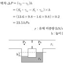 마노미터 압력차 - 소방설비기사 기계 이미지