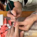 봉쟈 | 구좌네일) 봉쟈네일에서 여름맞이 컬러 색 입혔어요.