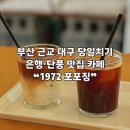 남구-053 | [대구 | 남구] 봉덕동 은행 단풍 맛집 조용한 카페 ❝1972 포포징❞ 후기