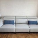4레스트 | 청주 디스비가구｜헤드레스트 조절 4인용 가죽소파 배송 후기🛋️
