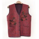 국민할매 엄마옷 호피무늬 니트 할머니 조끼[MMS-V2]스웨터 봄 가을 겨울 요양원옷 이미지