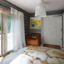 숲속의 통나무집 이미지