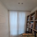 감성커튼 - 남양주시 다산중앙로20번길 10-30 | 다산커튼 아파트 거실 전동 암막 쉬폰 커튼으로 완성된 감성 시공 후기