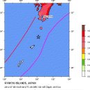 일본 가고시마 남단 오키나와 열도 부근 리히터 규모 5.5 지진발생 이미지