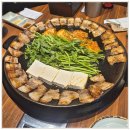 밥줘고기줘 | 대치동 회식 직접 구워줘 편했던 무쇠김치삼겹 삼성점 후기
