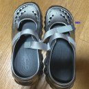 에코메탈 | 크록스 에코 메리제인 클로그 실버 (메탈 스포츠) 내돈내산 후기: W8 250 245-250 사이즈 팁 착용샷