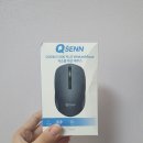 지우몰 | 큐센 S1000 Plus 저소음 무선 마우스 블랙