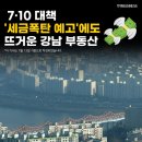 7·10 대책 '세금폭탄 예고'에도 뜨거운 강남 부동산 이미지