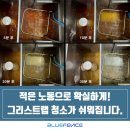 그리스트랩 정화장치, 적은 노동으로 급식실 그리스트랩 청소