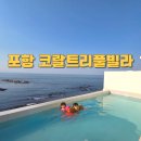 화이트풀빌 | 포항 코랄트리풀빌라 오션뷰 수영장 펜션 바베큐 조식