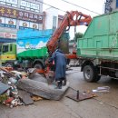2011년7월27일 폭우로 인한 수해쓰레기 이미지 이미지