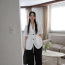 마인드브릿지 26SS 셋업 코디 추천, 오버핏 벨티드 반팔 자켓 & 와이드 슬랙스 후기