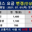 전북도내 시내버스 요금 4년만에 200원 인상 이미지