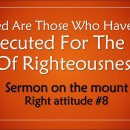 Persecuted For The Sake Of Righteousness - Bro.Zac Poonen 이미지