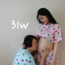 임신31주 아기용품 당근 만삭사진