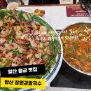 파리바게뜨 양산점 | 양산물금맛집 장원갑칼국수 샤브칼국수+통새우해물파전