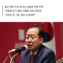 "오세훈처럼 미남도 아닌데 셀카만"…한동훈 저격한 홍준표 이미지