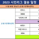 2023 서울시민리그 농구 결승 대진표 (일정) 이미지