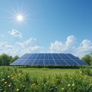 정성 태양광발전소 이미지