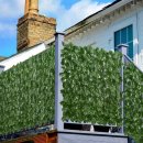 옥상조각 | 테라스 나뭇잎 가림막 펜스 꾸미기 사생활 보호 옥상 발코니 가리개 사용 후기