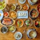 푸짐한 한정식 이미지