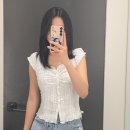 이매선소매 | 미쏘 프릴 캡소매 블라우스 후기 여름 데이트룩으로 딱