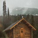 통나무집 이미지