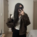 레이지샵 브라운 스웨이드 블루종 겨울 자켓 후기와 코디팁!