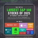 2025년 S&amp;P 500 상위 10개 주식 이미지
