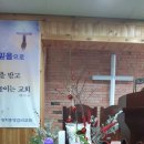 대림절 1주 성전 꽃꽂이 - 양지중앙감리교회 이미지