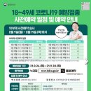 코로나 백신 예약 및 접종 안내 - 센텀비치푸르지오 앞 우리가정의학과 이미지