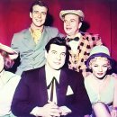 1954년 CBS 텔레비전 방송국에서 란자의 노래 Someday 리허설중에 찍은 사진 이미지