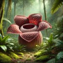 타이탄 아룸 라플레시아(Rafflesia) 꽃 이미지