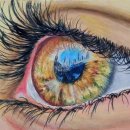 오일파스텔과 색연필 풍경그리기 이미지