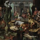 1553 | 마르타와 마리아를 방문하신 그리스도 (1553) - 피테르 아르첸