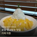 마중 | 파주 운정 빙수 맛집 추천｜망고빙수가 맛있는 카페 마중 아이랑 후기