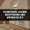 안산골프연습장 | 안산골프연습장, GDR중앙 골프아카데미에서 골프 실력 향상시킨 후기