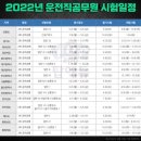 2022년 운전직공무원 시험일정 및 자격조건 이미지