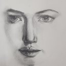 인물화 데생드로잉 이미지