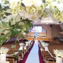 서울 평강교회 웨딩 장식 이미지