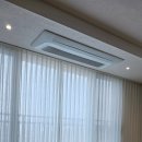 남양주커튼 다산동 한강반도유보라아파트 나비형상린넨커튼과 암막커텐 알루미늄블라인드의 조화