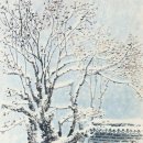 설경산수화 이미지